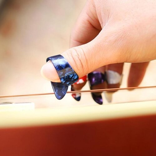 4Pcs/Set Guitar Part Finger Picks Guitar Picks Pickup Guitar