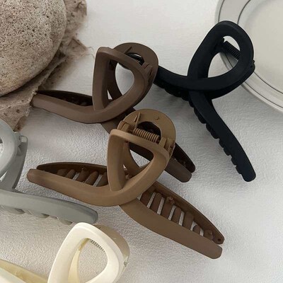 Large 13cm matte texture versatile hairpin clip hair accesso