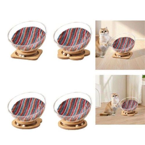 Cat Bed Pet Supplies Four Season Sturdy Stable Transparnt