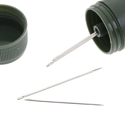 1Pc Army Green Mini  Needles Craft Sewing Box Set Portable S