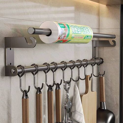 Stainless Steel Kitchen Utensil Shelves Spoon Holder Dishclo