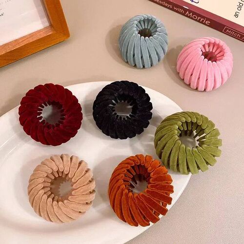 tail Hair Rings Clips Hair Clips Women Bird Nest Shaped Hair