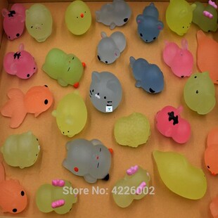5pcs/pack Mochi Squishy Squeeze Cat Cute Antistress Squish