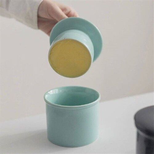 French Butter Crock For Counter With Butter Knife On Demand