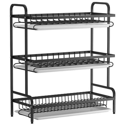 Dish Drying Rack Kitchen Counter, Large Drainboard Holders