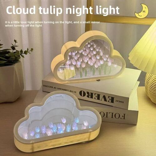 Tulip Cloud Sea of Flowers Handmade Night Light Creative Lig