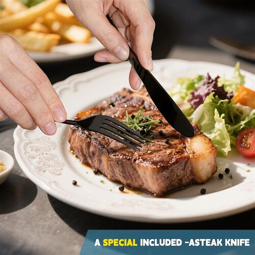 Travel Utensils Set Camping Cutlery Fork Spoon Knife