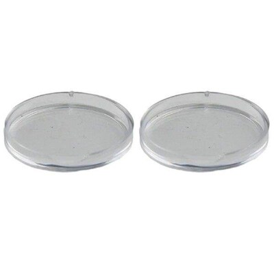 100Pcs 20MM Clear Coin Capsules Containers Storage Boxes