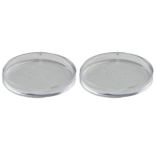 100Pcs 20MM Clear Coin Capsules Containers Storage Boxes