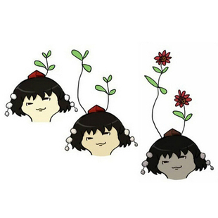 1/2pcs Mini Bean Sprout Hair Grips Kids Sweet Girls Plant Gr