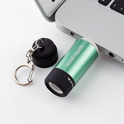 Pocket Mini LED Flashlight USB Rechargeable Portable Waterp