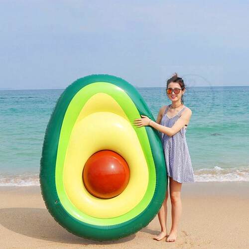 ~Inflatable avocado tic adult avocado swimming circle inflat