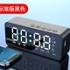 alarm Bluetooth card home clock镜面蓝牙音箱插卡闹钟 speaker