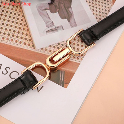 Belt dress simple versatile Fashion Women Leather Belt Thin