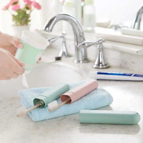 Travel Accessories Toothbrush Tube ver Case Cap Fashion Plas