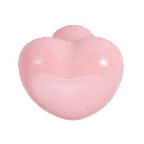 Pink Ceramic Cabinet Knob Drawer Handle Single Hole Round