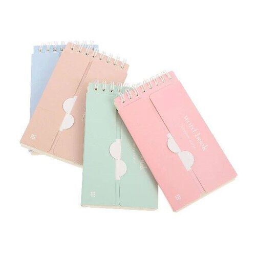 4 Pcs Bed Note Portable Notepads Vocabulary Memo