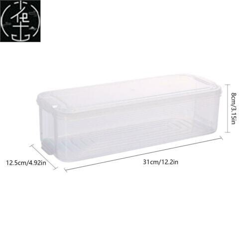 Reusable Kitchen Fridge Food Fruit Storage Container Clear P