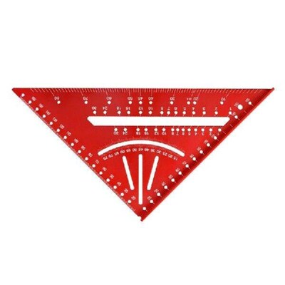 7Inch Measurement Tool Ruler Carpentery Square Angled
