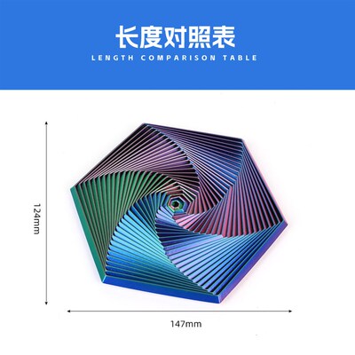 3d Printing Fractal Fidgety Hexagon Decompression Artifact F