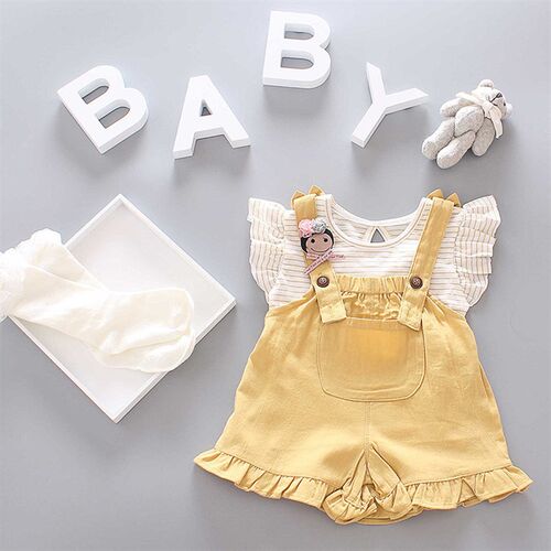 Girls Spring Summer Clothing Set 2Piece Outfit for Toddlers