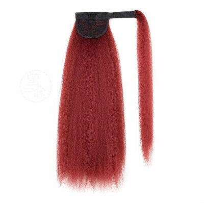 -African female explosive head wig ponytail big YAKI silk fl