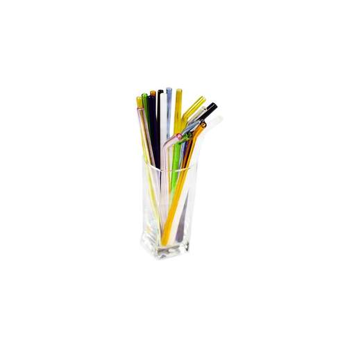 8mm Reusable Straight Pyrex Glass Drinking Straw