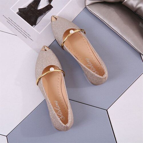 Summer 2018 Womens Shoes Pointed Toe Flat Shallow Slipon Sho