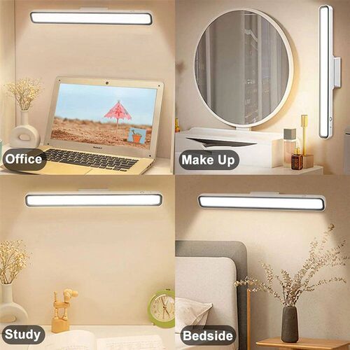 Led Table Lamp Usb Rechargeable Light Stepless Dimming Desk