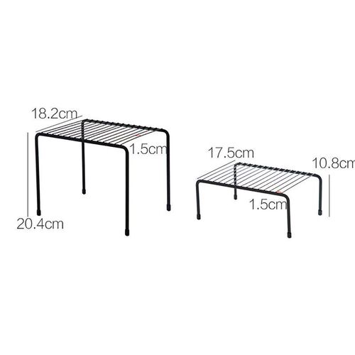 Metal Hollow Drain Shelves Sink Storage Rack Adjustable Stor