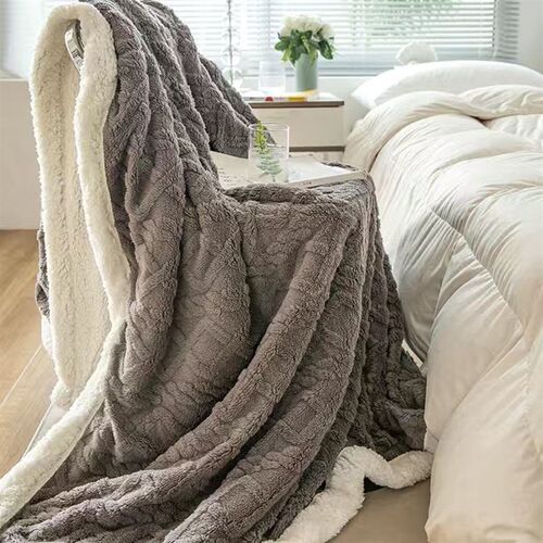 plush blanket duvet sofa blankets throws cover coral velvet