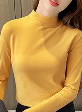 Doublesided Derong Halfhigh Collar 2025 Base Shirt Womens Au