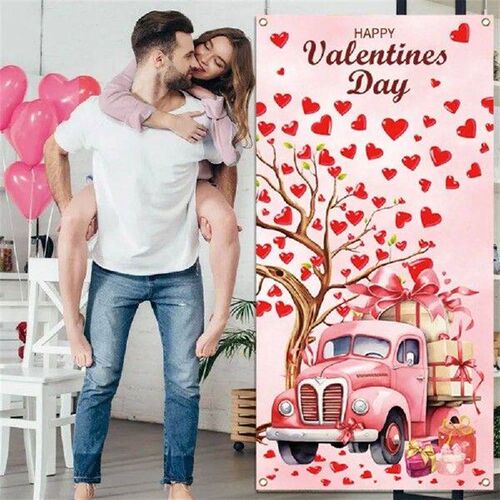 Romantic Valentines Day Photography Backdrop 180x90cm