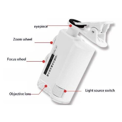 Handheld Microscopes100X-150X Portable Mini micro optics