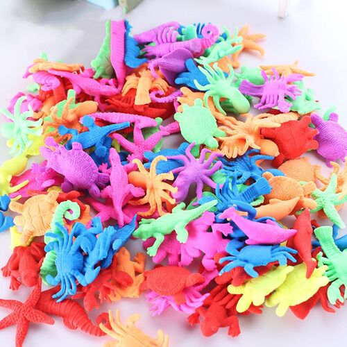 100Pcs/50Pcs Water Growing Toys Ocean Forest Animals Magic E