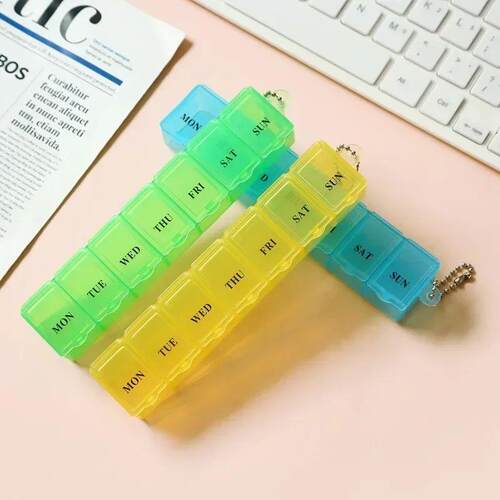 7 Days Pill Medicine Box Weekly Tablet Holder Storage Organi