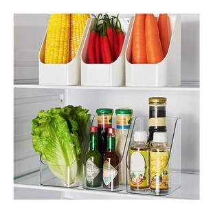 Refrigerator Organizer Bins Fridge Food Sort Storage Box Tra