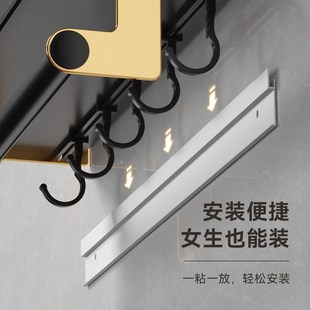 spice rack Kitchen shelf wall hanger hole free storage rack