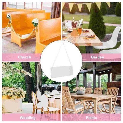 6 Pcs Chairs Reserved Signboard Acrylic Hanging Signs Seats