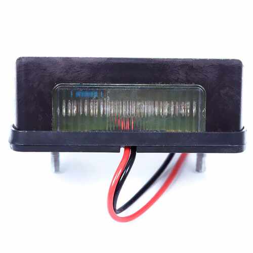 1Pc Hot Practical 12V LED Number Licence Plate Light Rear