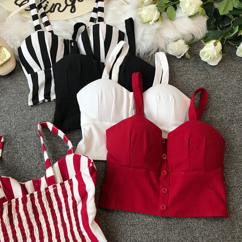 gkfnmt Plus Size 3XL Crop Top  Women Camis Halter Top Woman
