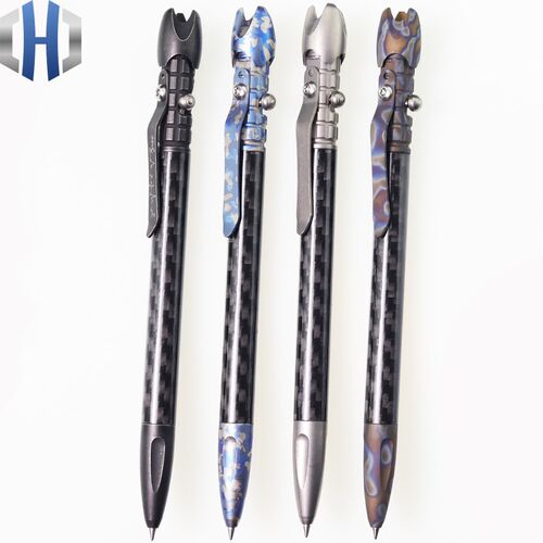 Titanium Alloy Self Defense Pen Mitsubishi UMR-83 Refill Car