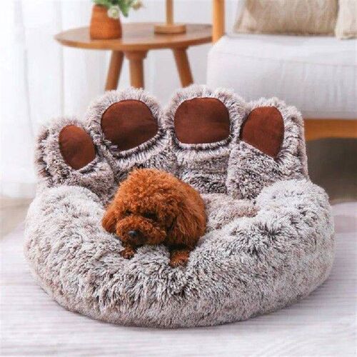 Winter Cute Soft Warm Dog Bed for Small Dogs Cat Bed Bear