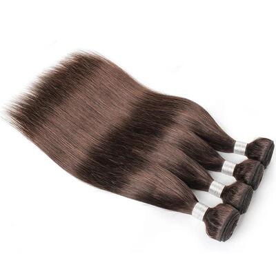 Kisshair color #2 hair bundles 3/4 pcs darkest brown colored