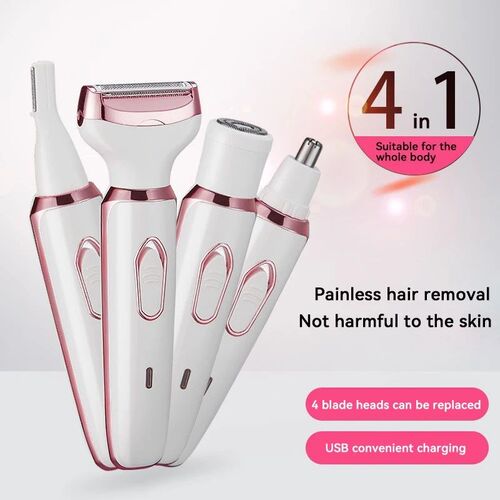 2025 4 In 1 Electric Lady Shaver Body Hair Removal Epilator