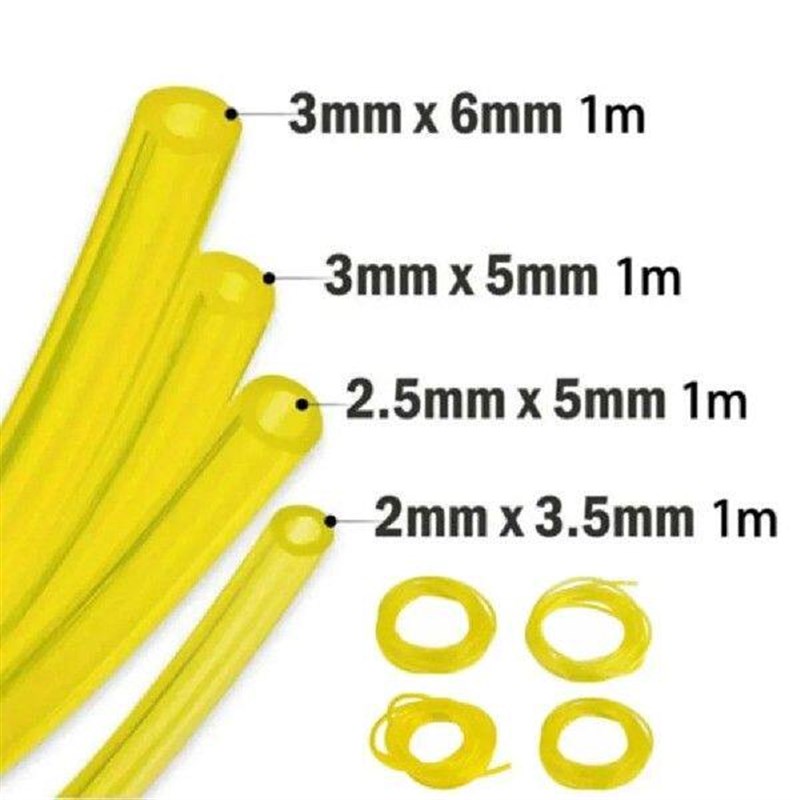 4Pcs Petrol Fuel Pipe Line Hose For Strimmers Trimmer图片