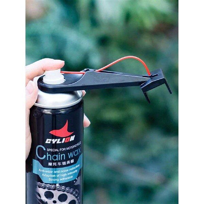 Motorcycle Chain Lube Oiler Tool Mess-Free Chain Wax Chain - 实物图
