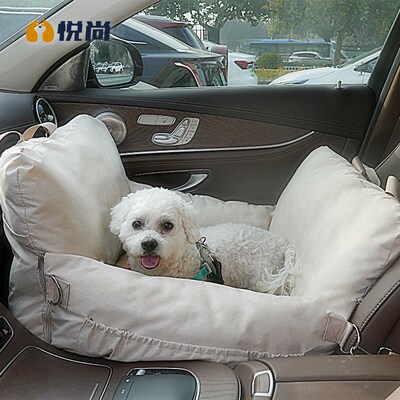 Pet sofa Car cushion cat dog bed safety chair solid color