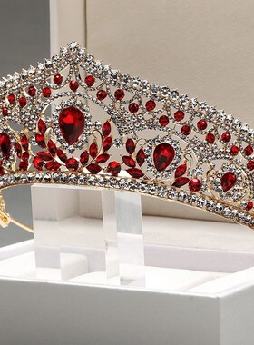 Bride Luxury Crown Artificial Crystal Sweet Birthday