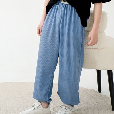JX Kids Mosquito Repellent Pants Summer Boys Girls Ice Silk
